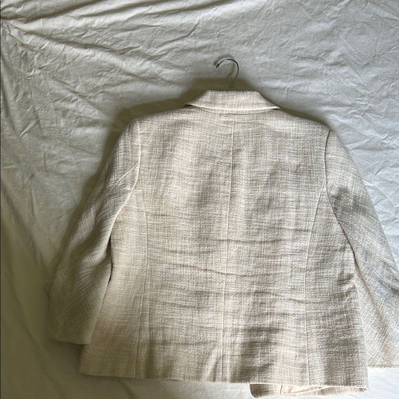 J. Crew Cream Textured Blazer - Picture 5 of 5